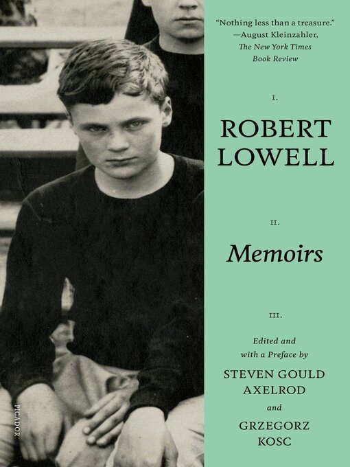Title details for Memoirs by Robert Lowell - Available